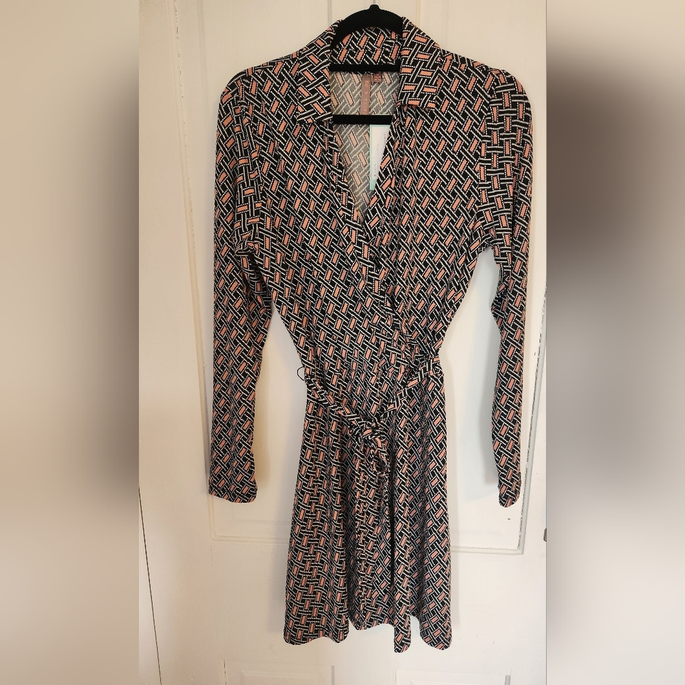 3/$25 NWT StitchFix Brina & Em Lucille Faux Wrap dress size Medium